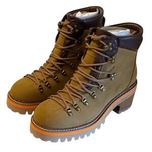 Aerosoles Women's Skylar Hiking Boot Taupe Nubuck Outdoors Cushion Size 10M NWB